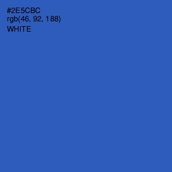 #2E5CBC - Cerulean Blue Color Image