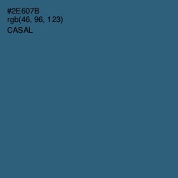 #2E607B - Casal Color Image