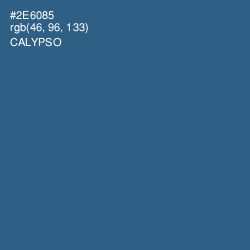 #2E6085 - Calypso Color Image
