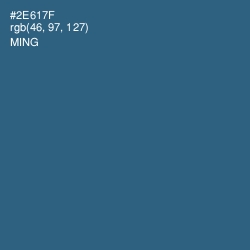 #2E617F - Ming Color Image