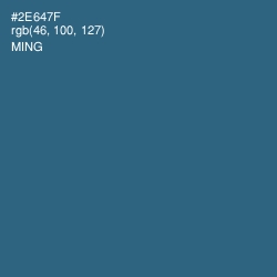 #2E647F - Ming Color Image