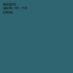 #2E6570 - Casal Color Image