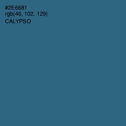 #2E6681 - Calypso Color Image