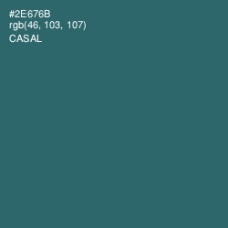 #2E676B - Casal Color Image
