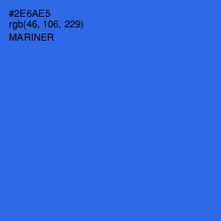 #2E6AE5 - Mariner Color Image