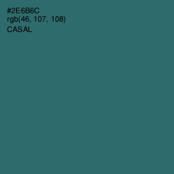 #2E6B6C - Casal Color Image