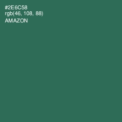 #2E6C58 - Amazon Color Image