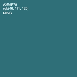 #2E6F78 - Ming Color Image