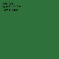 #2E713B - Tom Thumb Color Image