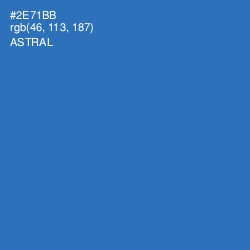 #2E71BB - Astral Color Image
