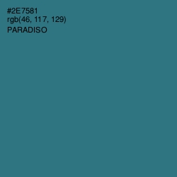 #2E7581 - Paradiso Color Image