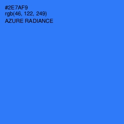 #2E7AF9 - Azure Radiance Color Image