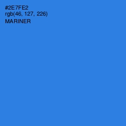 #2E7FE2 - Mariner Color Image