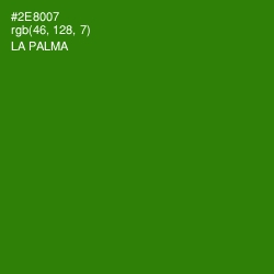 #2E8007 - La Palma Color Image