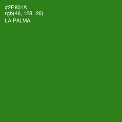 #2E801A - La Palma Color Image