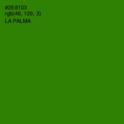 #2E8103 - La Palma Color Image