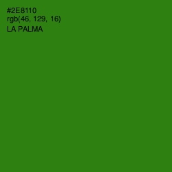 #2E8110 - La Palma Color Image