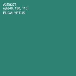 #2E8273 - Eucalyptus Color Image