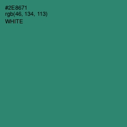 #2E8671 - Eucalyptus Color Image