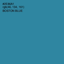 #2E86A1 - Boston Blue Color Image