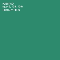 #2E8A6D - Eucalyptus Color Image