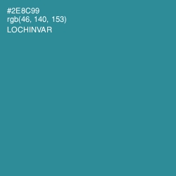 #2E8C99 - Lochinvar Color Image