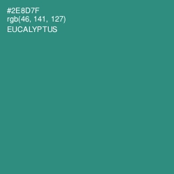 #2E8D7F - Eucalyptus Color Image