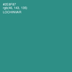 #2E8F87 - Lochinvar Color Image
