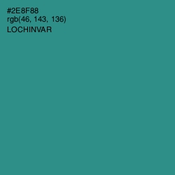 #2E8F88 - Lochinvar Color Image