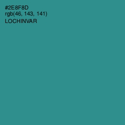 #2E8F8D - Lochinvar Color Image