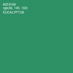 #2E9166 - Eucalyptus Color Image