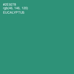 #2E9278 - Eucalyptus Color Image