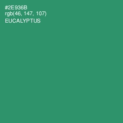 #2E936B - Eucalyptus Color Image