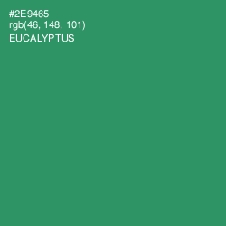 #2E9465 - Eucalyptus Color Image