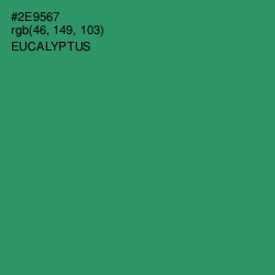 #2E9567 - Eucalyptus Color Image