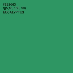 #2E9663 - Eucalyptus Color Image