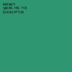 #2E9671 - Eucalyptus Color Image