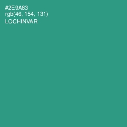#2E9A83 - Lochinvar Color Image