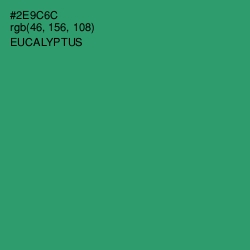 #2E9C6C - Eucalyptus Color Image