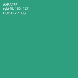 #2EA07F - Eucalyptus Color Image