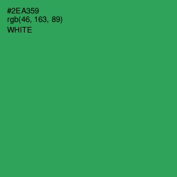 #2EA359 - Sea Green Color Image