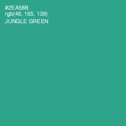 #2EA58B - Jungle Green Color Image