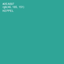 #2EA597 - Keppel Color Image