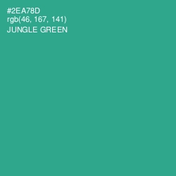 #2EA78D - Jungle Green Color Image