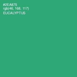 #2EA875 - Eucalyptus Color Image