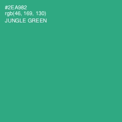 #2EA982 - Jungle Green Color Image