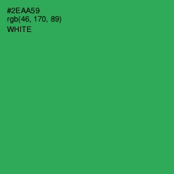 #2EAA59 - Sea Green Color Image