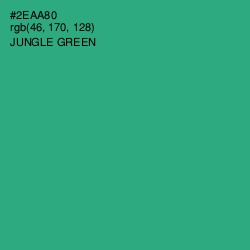 #2EAA80 - Jungle Green Color Image