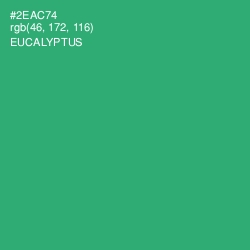 #2EAC74 - Eucalyptus Color Image