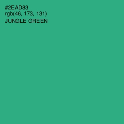 #2EAD83 - Jungle Green Color Image